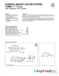 Datasheet UPR10 manufacturer Microsemi