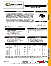 Datasheet USB0403...USB0424 manufacturer Microsemi