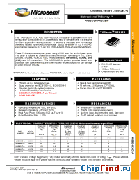 Datasheet USB0803C-A manufacturer Microsemi