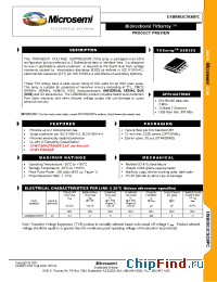 Datasheet USB0803CS08PC manufacturer Microsemi