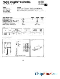 Datasheet USD4545S manufacturer Microsemi