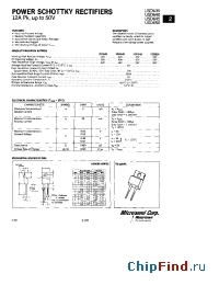 Datasheet USD635 manufacturer Microsemi