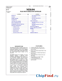 Datasheet MIK 494 CN manufacturer Микрон