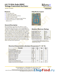 Datasheet 7OSC0463 производства Mimix