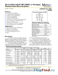 Datasheet CGB7003-SC-0G00 manufacturer Mimix