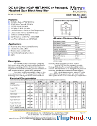Datasheet CGB7006-SP-0G0T производства Mimix