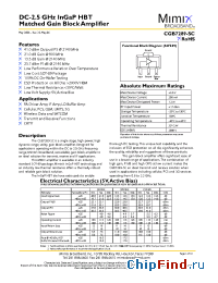 Datasheet CGB7289-SC-0G0T manufacturer Mimix