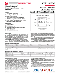 Datasheet CHP1232-PM manufacturer Mimix