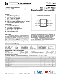 Datasheet CMM2306-AJ-000T manufacturer Mimix