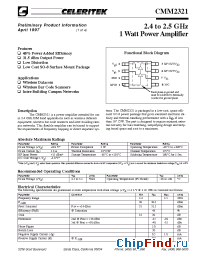 Datasheet CMM2321AK manufacturer Mimix