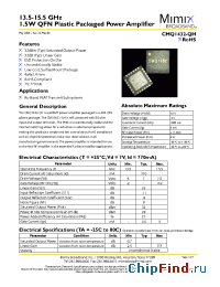Datasheet CMQ1432-QH-0G00 manufacturer Mimix