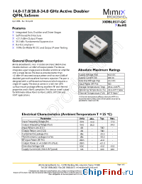 Datasheet PB-30DBL0537-QC manufacturer Mimix