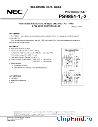 Datasheet PS9851-1 manufacturer Mimix