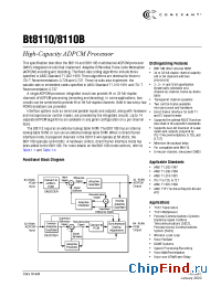 Datasheet Bt8110Bs manufacturer Mindspeed