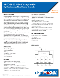 Datasheet HPFC-66xx manufacturer Mindspeed