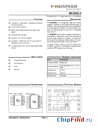 Datasheet MC2045-3_C manufacturer Mindspeed
