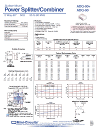 Datasheet ADQ-90 manufacturer Mini-Circuits