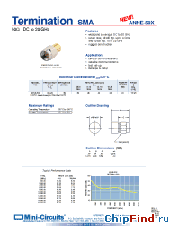 Datasheet ANNE-50X производства Mini-Circuits