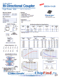 Datasheet BDCA-15-25 manufacturer Mini-Circuits