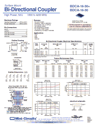 Datasheet BDCA-16-30+ manufacturer Mini-Circuits
