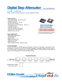 Datasheet DAT-31575-SN+ manufacturer Mini-Circuits
