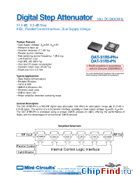 Datasheet DAT-31R5-PN+ manufacturer Mini-Circuits