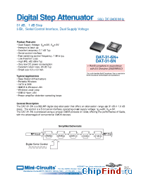 Datasheet DAT-31-SN+ manufacturer Mini-Circuits