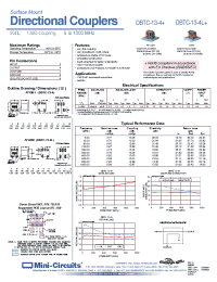 Datasheet DBTC-13-4+ manufacturer Mini-Circuits