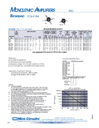Datasheet ERA-1SM manufacturer Mini-Circuits