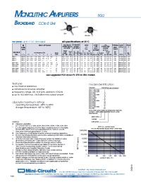 Datasheet ERA-4XSM manufacturer Mini-Circuits