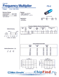 Datasheet FD-2 производства Mini-Circuits