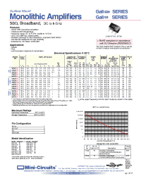 Datasheet GALI-21+ manufacturer Mini-Circuits