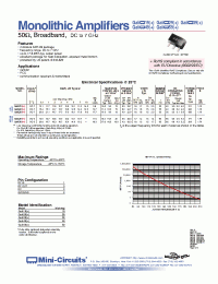 Datasheet GALI-24TB+ manufacturer Mini-Circuits