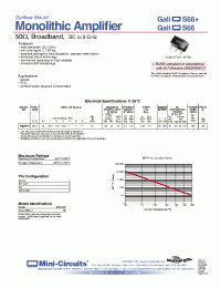 Datasheet GALI-84TB+ manufacturer Mini-Circuits