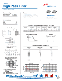 Datasheet HFTC-16 manufacturer Mini-Circuits