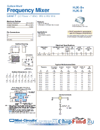 Datasheet HJK-9 manufacturer Mini-Circuits