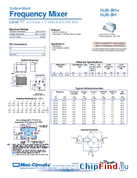Datasheet HJK-9H manufacturer Mini-Circuits