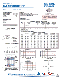 Datasheet JCIQ-176M+ manufacturer Mini-Circuits