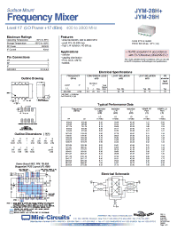 Datasheet JYM-28H+ manufacturer Mini-Circuits