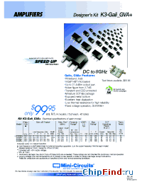 Datasheet K3-GALI_GVA+ manufacturer Mini-Circuits