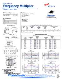 Datasheet KC2-19 manufacturer Mini-Circuits