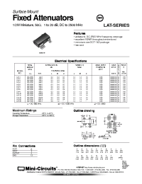 Datasheet LAT- manufacturer Mini-Circuits