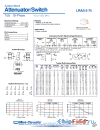 Datasheet LRAS-2-75 manufacturer Mini-Circuits