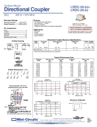 Datasheet LRDC-20-2J manufacturer Mini-Circuits