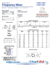 Datasheet LRMS-2MH+ manufacturer Mini-Circuits
