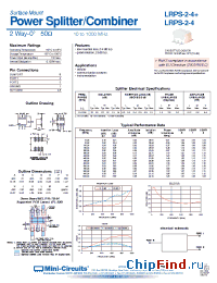 Datasheet LRPS-2-4 manufacturer Mini-Circuits