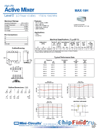 Datasheet MAV-TB manufacturer Mini-Circuits