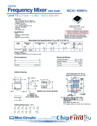 Datasheet MCA1-60MH manufacturer Mini-Circuits