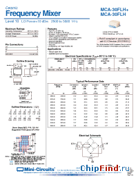 Datasheet MCA-30FLH manufacturer Mini-Circuits