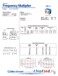 Datasheet MK-2B manufacturer Mini-Circuits